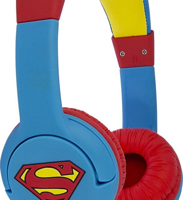 Superman - kinder koptelefoon - volumebegrenzing - verstelbaar - comfortabel
