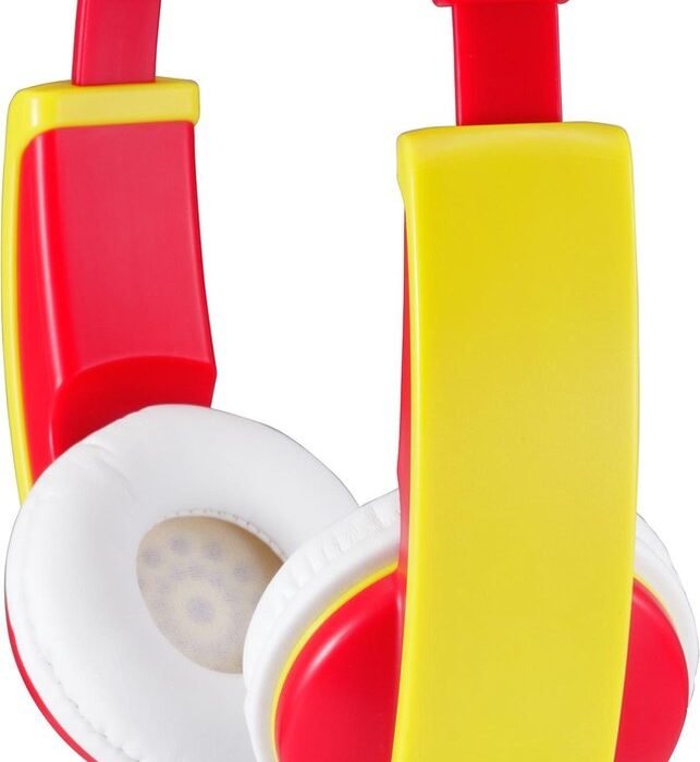 JVC HA-KD5 - On-ear kids koptelefoon - Rood/Geel