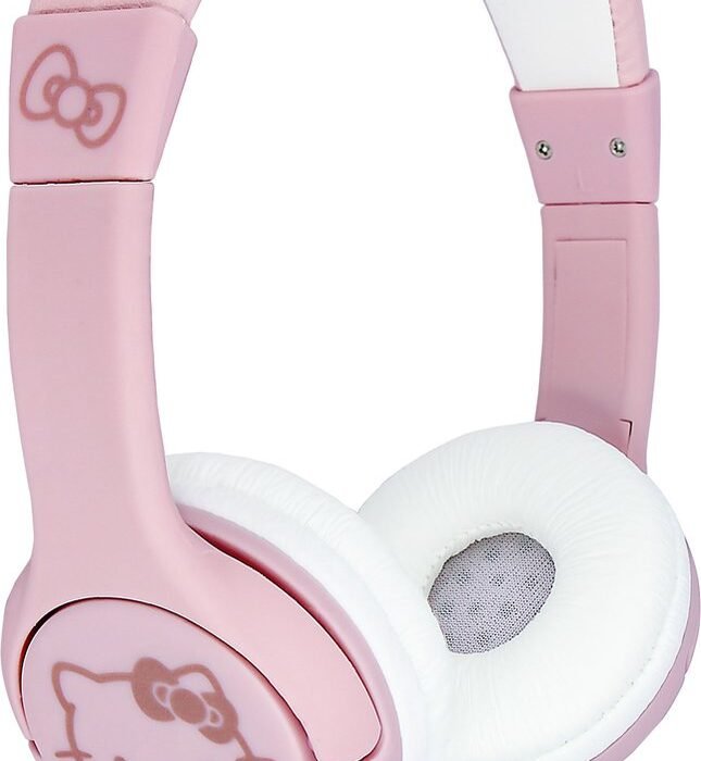 Hello Kitty - kinderkoptelefoon - volumebegrenzing - verstelbaar (roze/goud)
