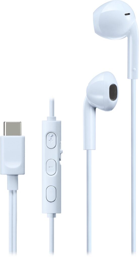 JVC HA-FR17UC - In-Ear USB-C Stereo Headset + Remote - Blauw