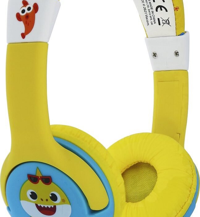 Baby Shark - kinder koptelefoon - volumebegrenzing - verstelbaar - comfortabel
