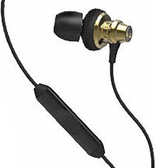 Skullcandy Heavy Medal - In-ear oordopjes met Mic voor iPod/iPhone/iPad - Goud/Zwart