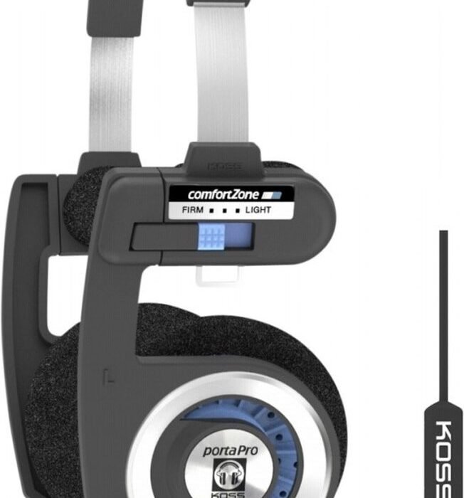 Koss Porta Pro On-Ear Hoofdtelefoon Stereo Microfoon Afstandsbediening Zwart