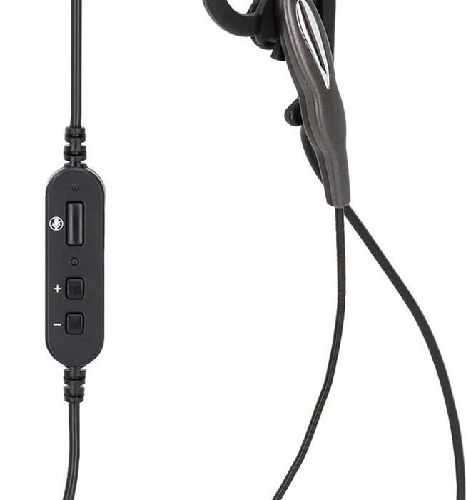 Nedis PC-Headset - In-Ear - Mono - USB Type-A / USB Type-C - Inklapbare Microfoon - Grijs / Zwart