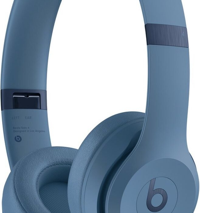 Beats Solo 4 Draadloze Koptelefoon Satijnblauw