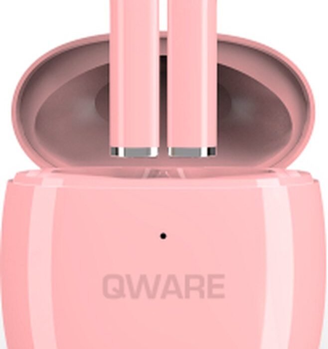 Qware Sound - Draadloze Oordopjes – Oordopjes Draadloos - Wireless Earbuds - In-Ear - Bluetooth Oortjes - Wireless EarPods - Roze