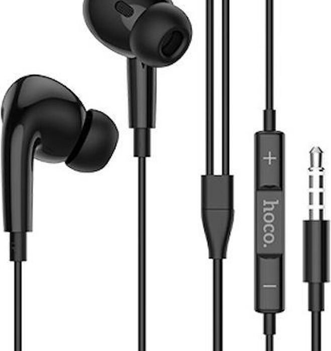 HOCO M1 Pro - In Ear Oordopjes - Oortjes met draad en microfoon - 120cm kabel - Zwart