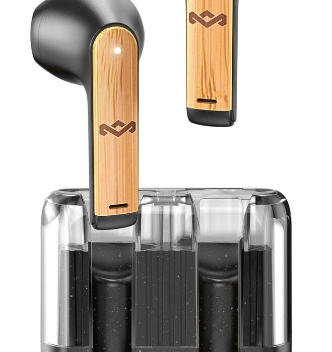 House of Marley Zion Draadloze Oordopjes – Oortjes Draadloos – Bluetooth - Met Oplaadcase – 16 uur Speeltijd – Duurzaam en Lichtgewicht Ontwerp – USB C – Zwart