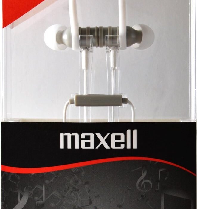Maxell Mageto Earphone kleur Wit - Grijs