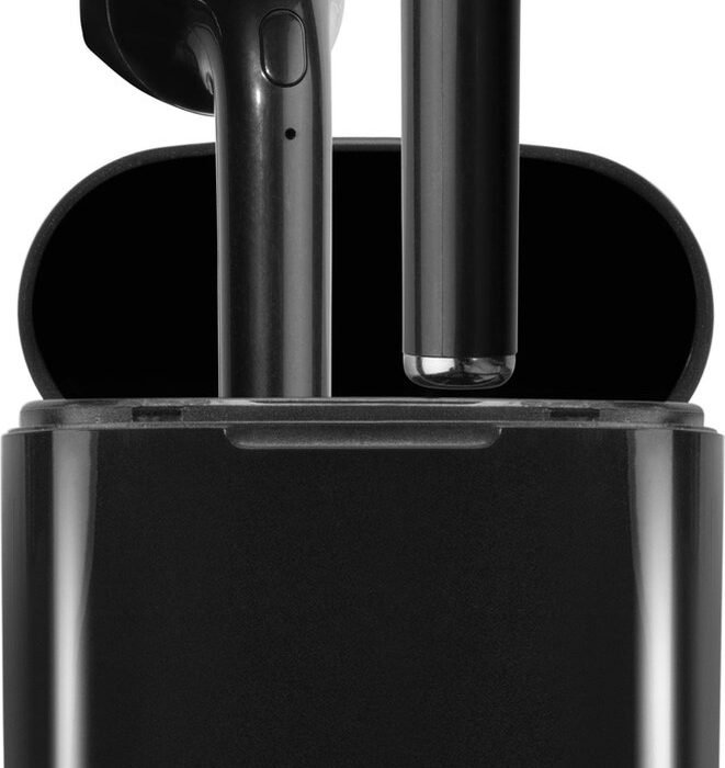 STREETZ TWS-0007 Volledig draadloze in-ear oordopjes - Met oplaadcase - Bluetooth 5 - Zwart