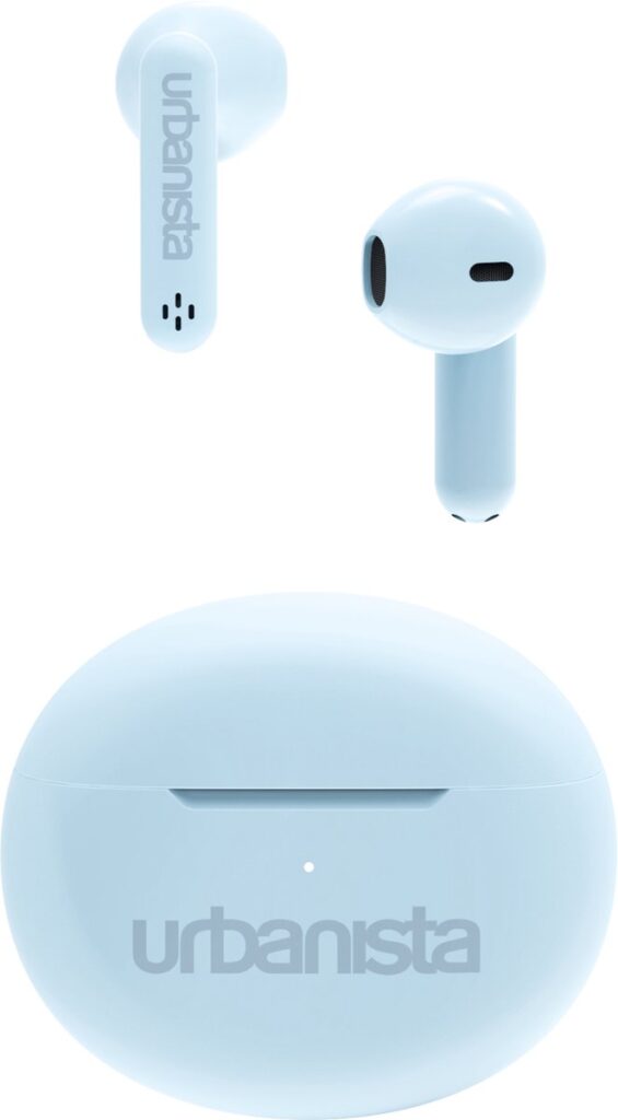 Urbanista Austin – Bluetooth oordopjes – 20 uur speeltijd – Spatwaterdicht – Touch bediening – USB-C – In-Ear oordopjes – Blauw