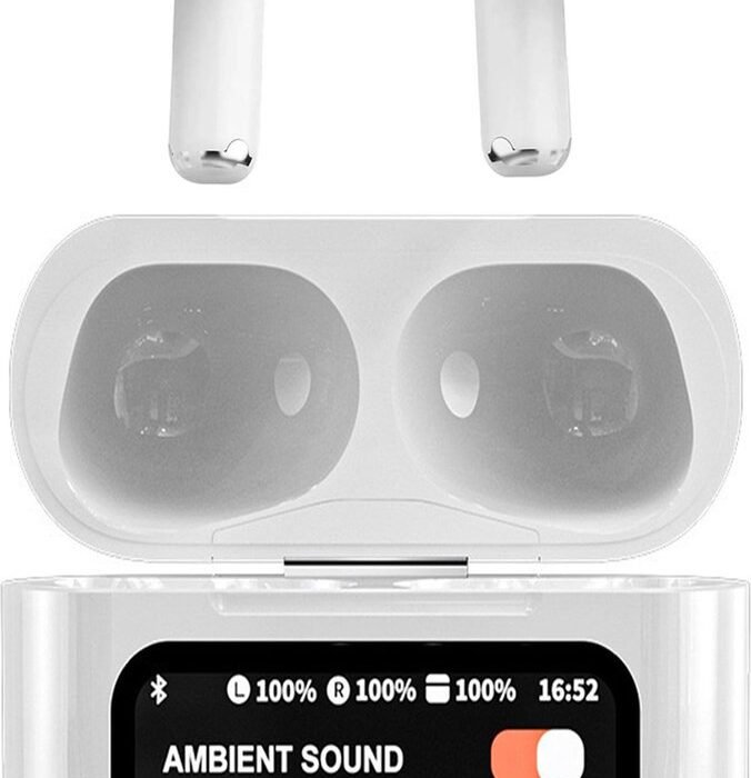 Draadloze Oordopjes met Noise Cancelling - In-Ear Oortjes Draadloos - Touchscreen Scherm - Oplaadcase - Draadloze Oordopjes