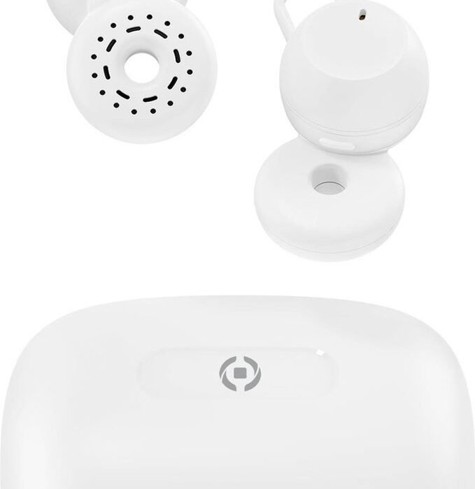 Headphones with Microphone Celly AMBIENTALWH White