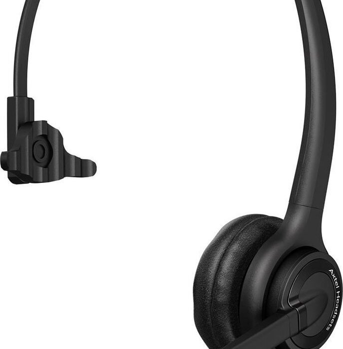 Axtel Elite HDvoice mono USB koptelefoon voor laptop Skype/Teams - HOME OFFICE headsets + GRATIS hygiënische set van oor- en mondschuimpjes