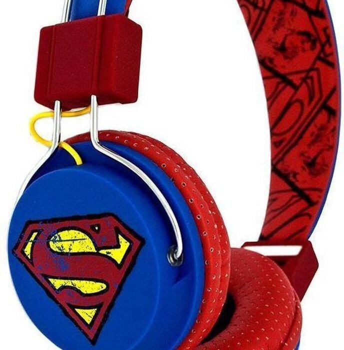 Vintage Superman Headset - Koptelefoon voor Kinderen en Tieners