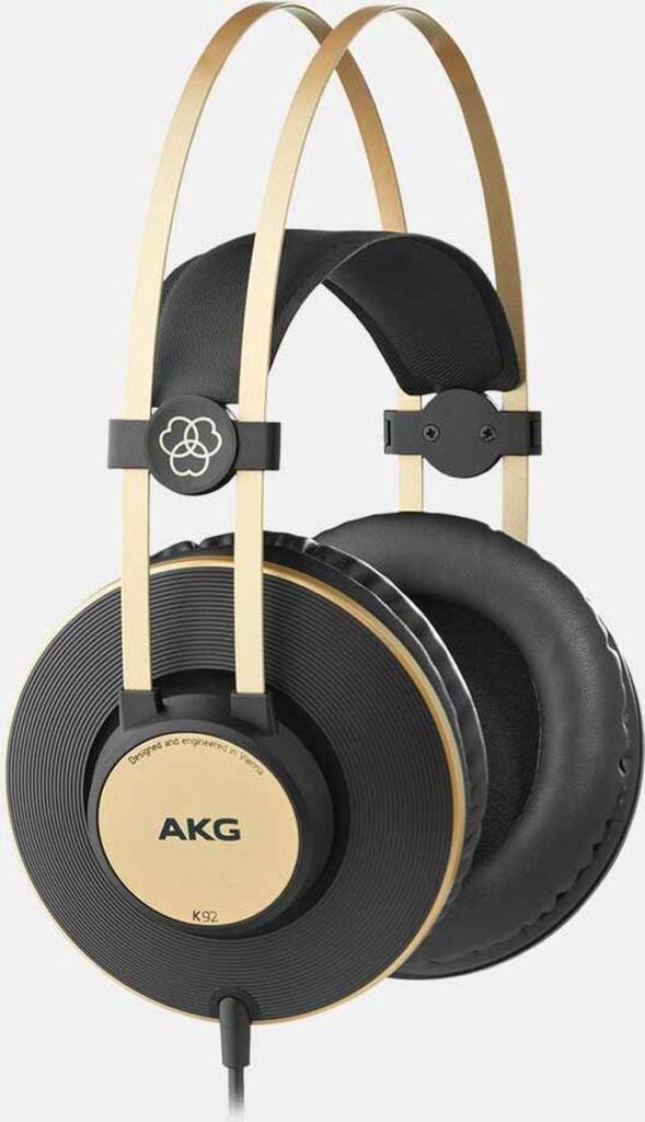 AKG K92 Zwart, Goud Circumaural Hoofdband koptelefoon