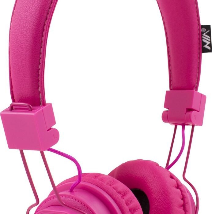 Point of View - Multifunctionele Bluetooth draadloze koptelefoon met ingebouwde Micro SD kaartlezer (roze)