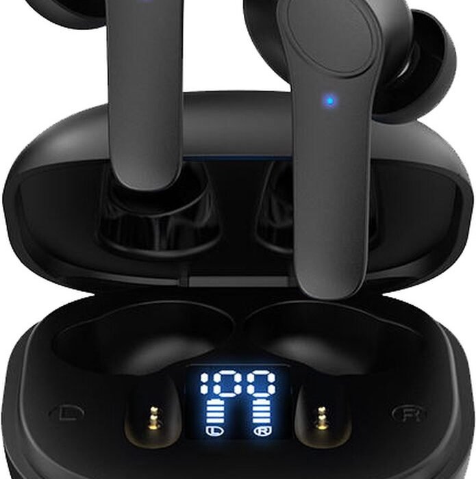 Otiume - Draadloze Oordopjes - Bluetooth Oordopjes - Wireless Earbuds - 32 uur speeltijd - Hi-Fi Sound - Zwart