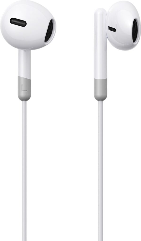 Joyroom In Ear Oordopjes - Oortjes met draad en microfoon - 3.5mm AudioJack - 120cm kabel - Wit