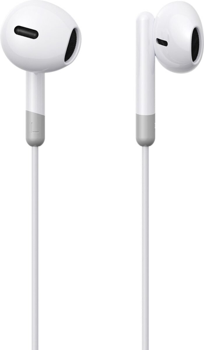 Joyroom In Ear Oordopjes - Oortjes met draad en microfoon - 3.5mm AudioJack - 120cm kabel - Wit