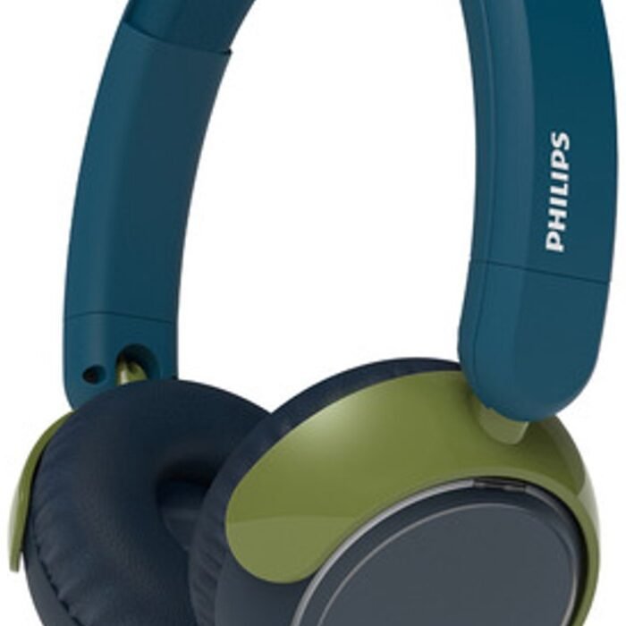 PHILIPS TAK2000CT hoofdtelefoon voor kinderen - bedraad - beperkt volume, Audio delen, 3,5 mm- én USB-C aansluiting- kabel meegeleverd - Kristalgroen