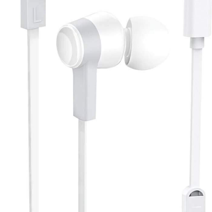 Golden Sound Bedrade oordopjes - Siliconen eartips - Oordopjes met draad en microfoon USB-C aansluiting - Wit