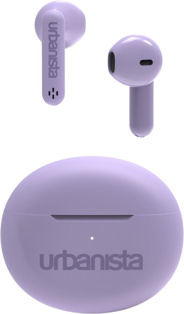 Urbanista Austin – Bluetooth oordopjes – 20 uur speeltijd – Spatwaterdicht – Touch bediening – USB-C – In-Ear oordopjes – Paars