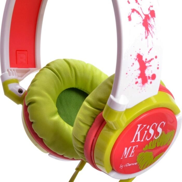 iDance Kiss Me KM 100 Groen, Roze, Wit Supraaural Hoofdband
