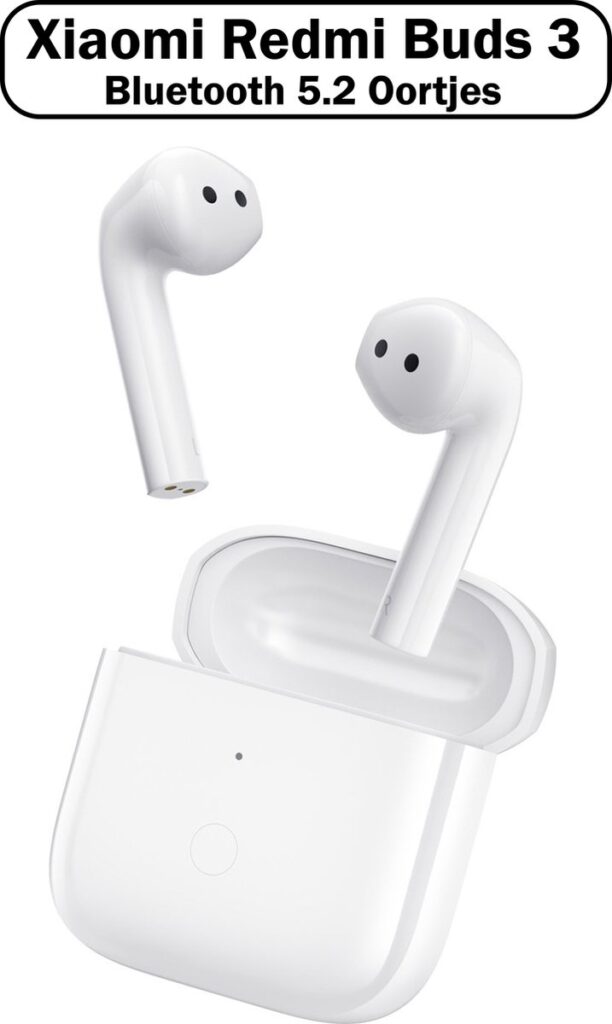 Xiaomi Redmi Buds 3 - Draadloze Oordopjes - In-ear Oproepen / Muziek met Bluetooth 5.2 - Kleur: Wit