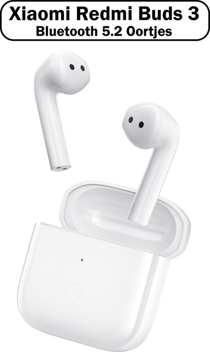 Xiaomi Redmi Buds 3 - Draadloze Oordopjes - In-ear Oproepen / Muziek met Bluetooth 5.2 - Kleur: Wit