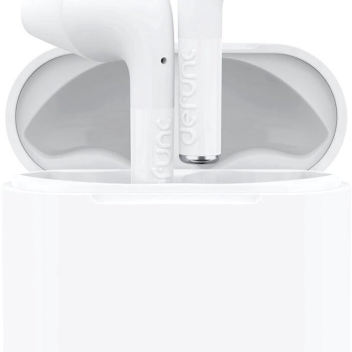 Defunc True Go Slim oordopjes draadloos In-ear Bluetooth oortjes earbuds WIT Sport draadloze oplaadcase