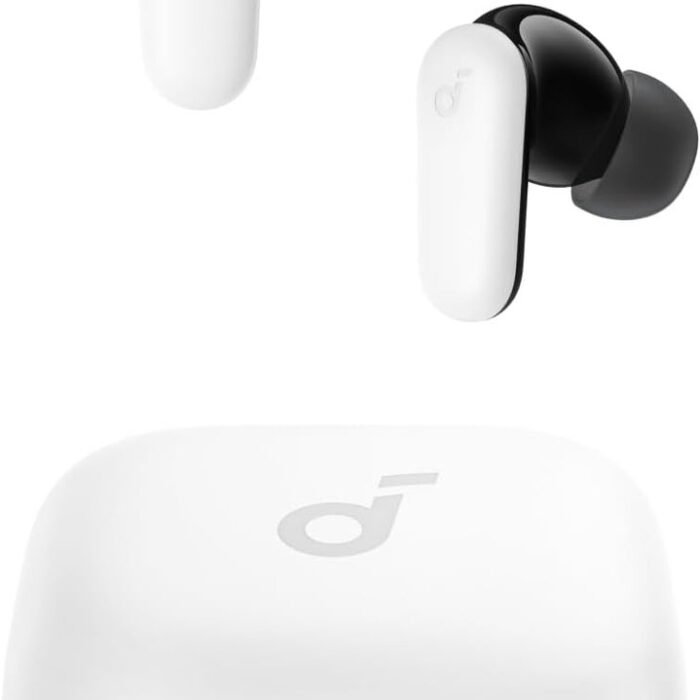 soundcore by Anker P30i Draadloze Oordopjes Wit - Earbuds - Active Noise Cancelling, Multipoint Connection, 45 uur accuduur, Bluetooth 5.4, IP54 spatwaterbestendig, Telefoonhouder