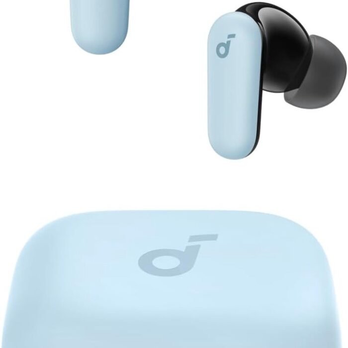 soundcore by Anker P30i Draadloze Oordopjes Blauw - Earbuds - Active Noise Cancelling, Multipoint Connection, 45 uur accuduur, Bluetooth 5.4, IP54 spatwaterbestendig, Telefoonhouder