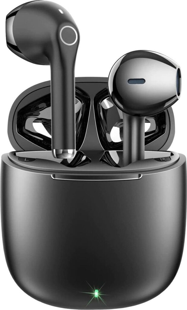 Nubex® Draadloze Oordopjes met Oplaadcase - Bluetooth - Sport Earbuds - Oortjes - Zwart