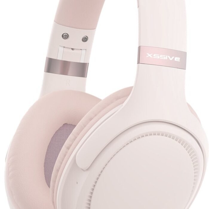 Xssive Koptelefoon Draadloos - Bluetooth 5.3 - Lange Batterijduur - Volledig Draadloze Hoofdtelefoon - Rose Goud