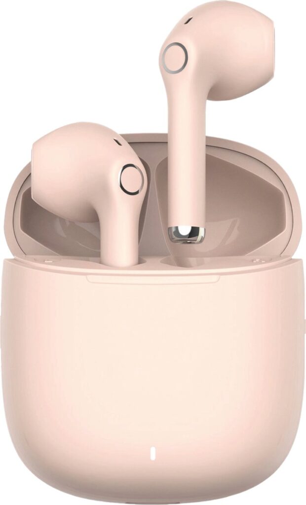 Draadloze Oordopjes - Oortjes Bluetooth - Oortjes Draadloos - Geschikt voor iPhone, iPad, Samsung, Android, Computer en Laptop - Draadloze Koptelefoon met Noise Cancelling - Ingebouwde Microfoon - Roze Goud