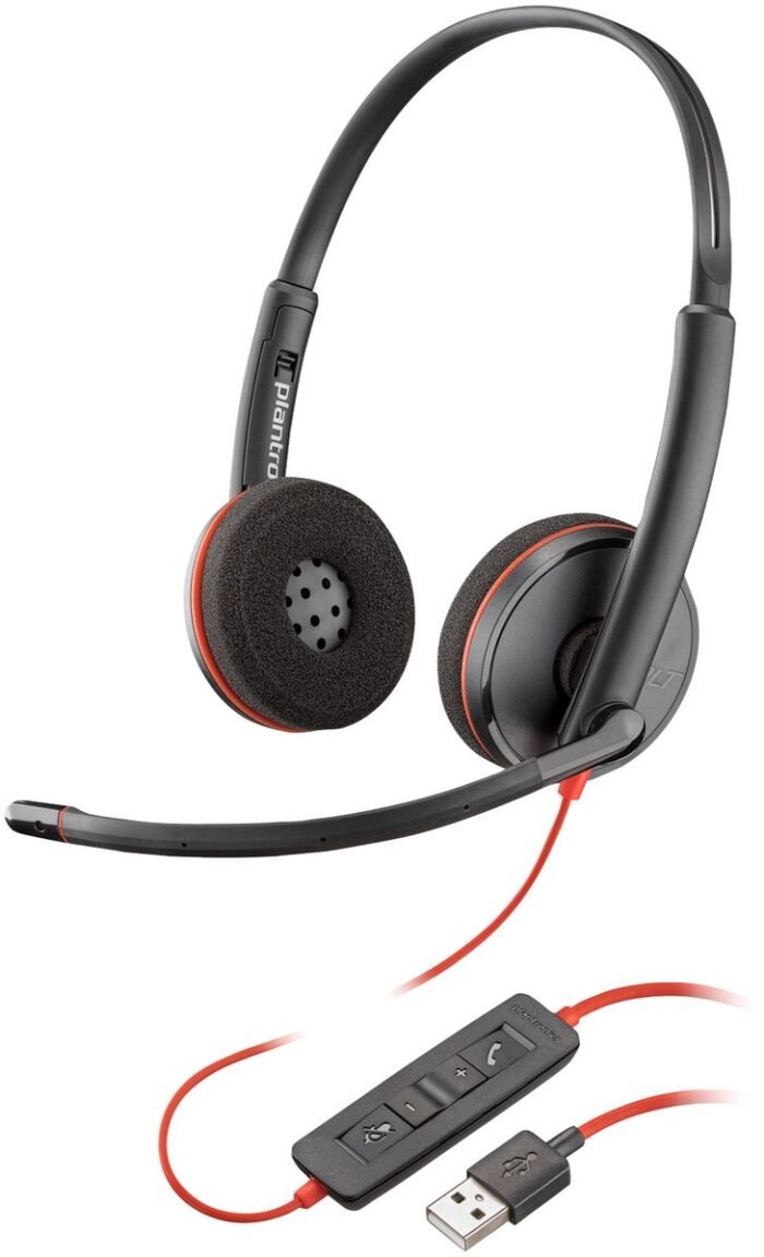 Plantronics Blackwire 3220 - Binaural Koptelefoon Zwart