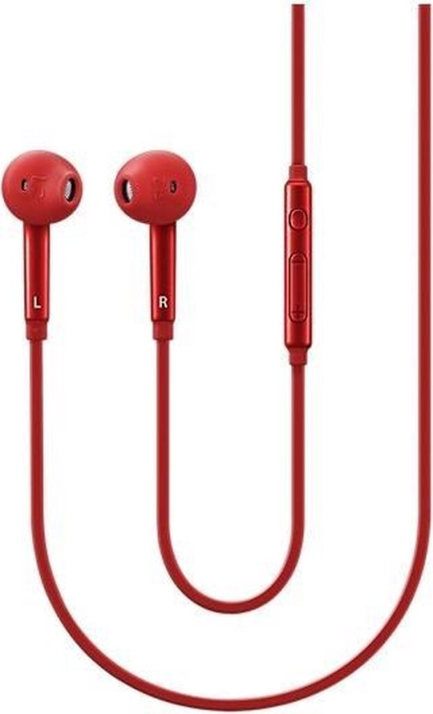 Samsung In-ear oordopjes - Rood - voor Samsung Galaxy S6, S6 Edge, S7, S7 Edge etc.