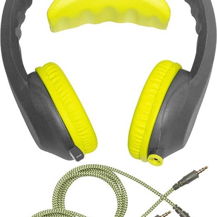 KidsCover EduFlex Lime koptelefoon - Hoofdtelefoon met Volumebegrenzing - Bekend van school - Voor peuter & kind - USB-C