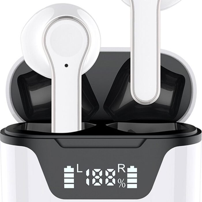 Zorix AirBudz X3 - Draadloze Oordopjes - Bluetooth Oordopjes - Oortjes Draadloos - Sport & Werk - IPX5 Waterdicht - Lange Batterijduur | Comfortabele Pasvorm | Wit