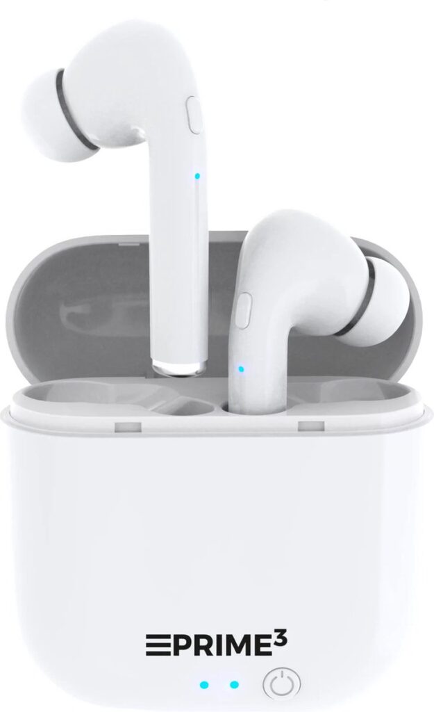 Prime3 - Koptelefoon - Draadloze koptelefoon - Bluetooth 5.0 - Wit