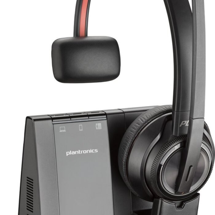 POLY Savi 8210 UC Headset Draadloos Hoofdband Kantoor/callcenter USB Type-C Oplaadhouder Zwart