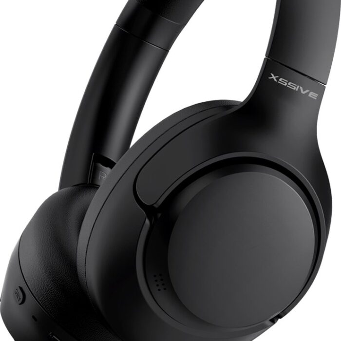 Draadloze Bluetooth Koptelefoon Noise Cancelling - Hybrid ANC - Bluetooth 5.3 - 60 Uur Batterij - Headset met Microfoon Noise Cancelling ENC - Koptelefoon met draad modus - Extra Bass - Equalizer App - Zwart