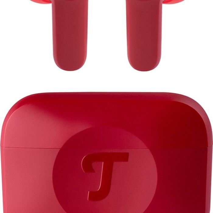 Teufel AIRY TWS 2 - In-ears - Oordopjes - Active Noise Cancelling - Oplaadcase - ruby red