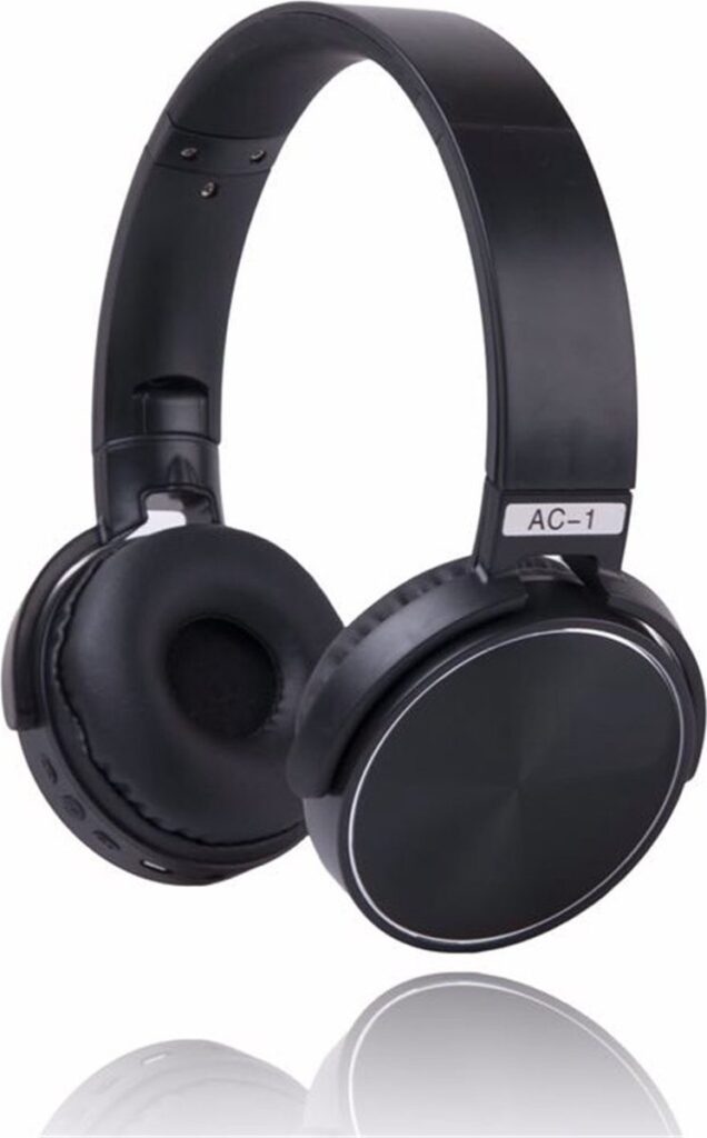 Wireless Stereo super bass Headphones FM Radio MP3 N95BT kleur Zwart
