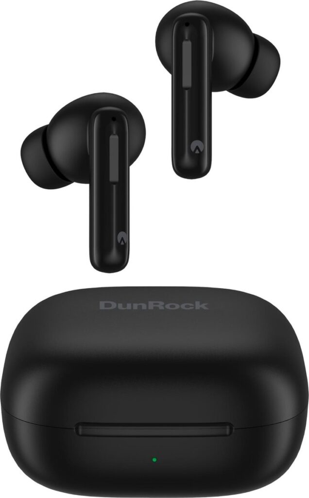 DunRock Bubble - draadloze oordopjes - Zwart - met Active Noise Cancelling - bluetooth oortjes - ENC filter in de microfoon - Met DunRock App voor je smartphone