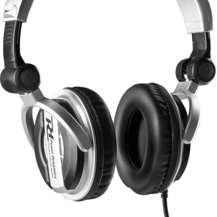 Koptelefoon - Power Dynamics PH510 koptelefoon over-ear met inklapbare schelpen en krulsnoer. Perfect voor onderweg of voor de DJ!