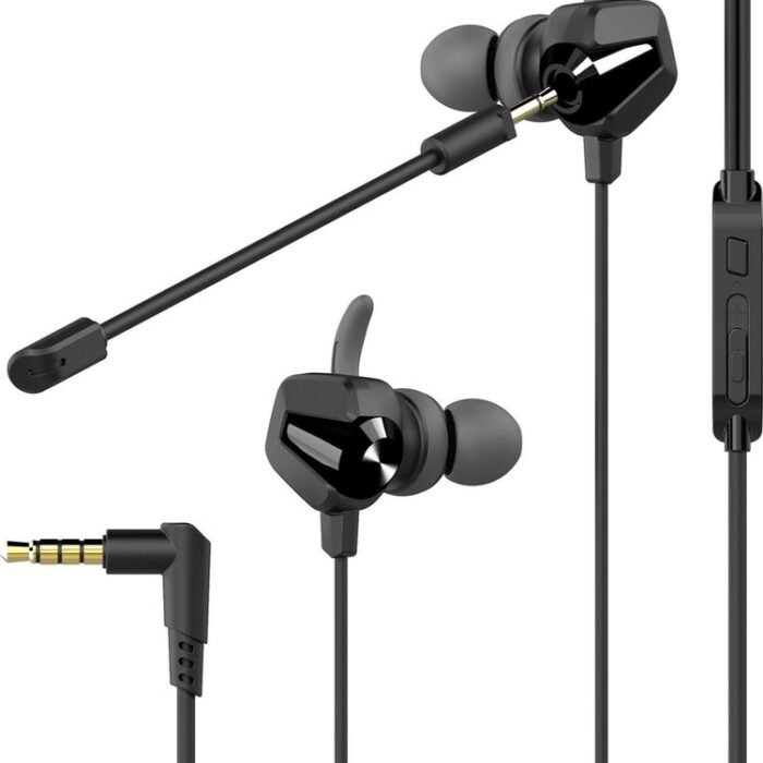 NÖRDIC HSL-002 In-ear oordopjes - Microfoon & Control button - Zwart