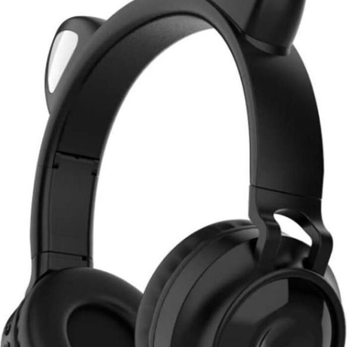 Koptelefoon Kinderen - Kinder Headset - Koptelefoon met Bluetooth - Zachte Oorkussens Koptelefoon voor Kinderen - zwart