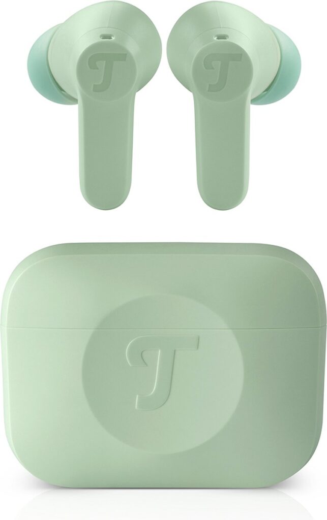 Teufel AIRY TWS 2 - In-ears - Oordopjes - Active Noise Cancelling - Oplaadcase - sage green